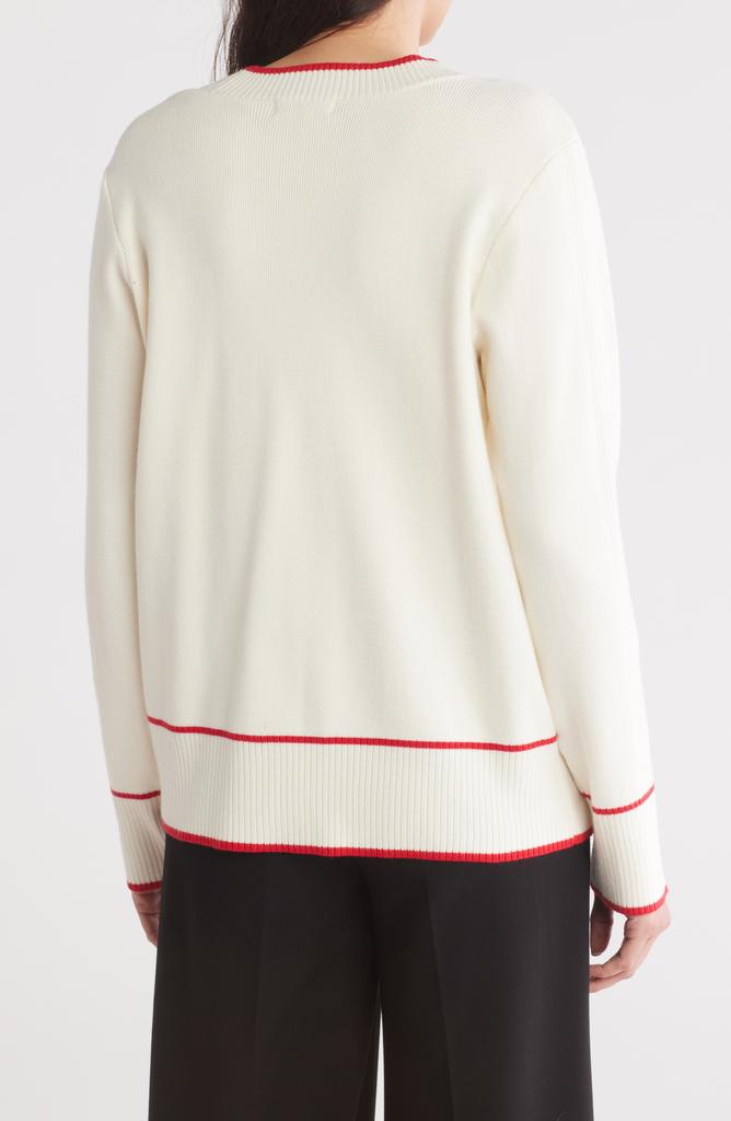 Design History Tipped Cardigan