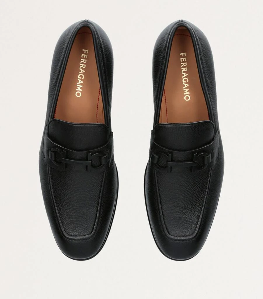 Salvatore Ferragamo Leather Foster Gancho Loafers - Business  display picture 2