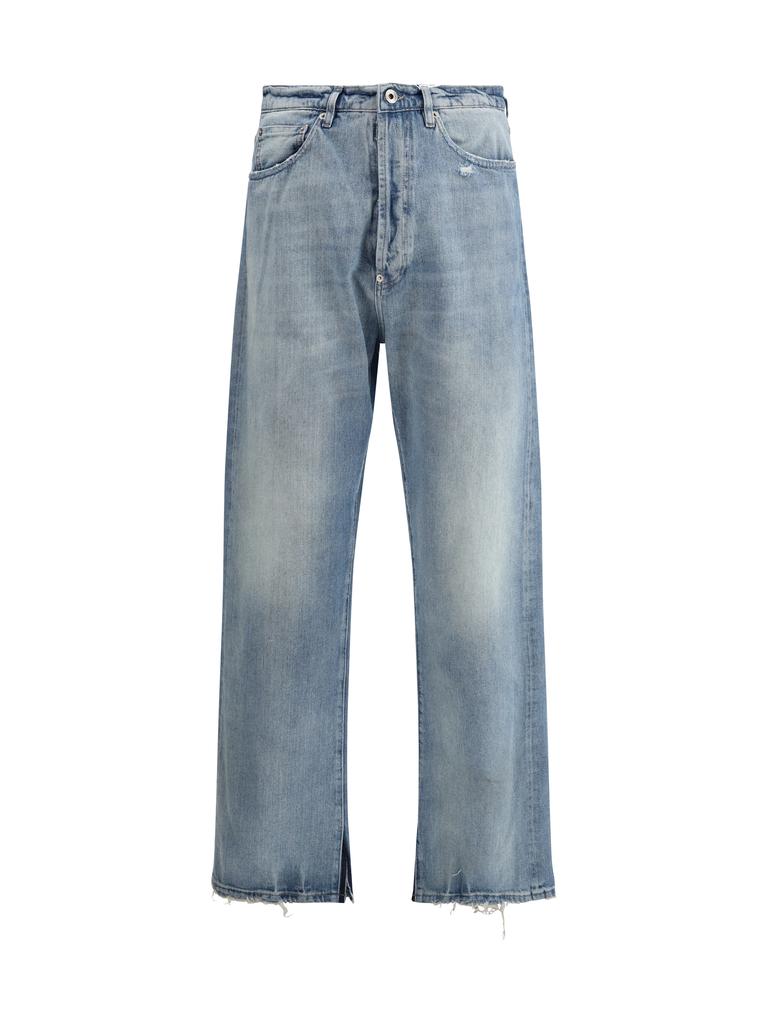 MARGIELA Jeans with back cinch strap