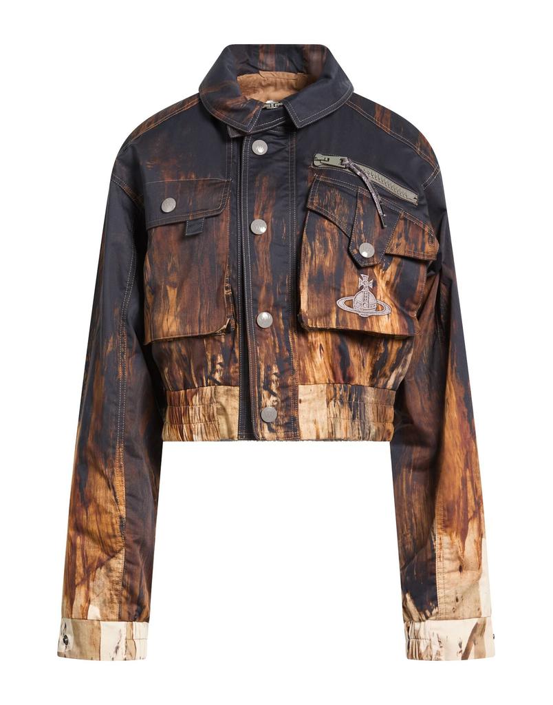 Vivienne Westwood Gray & Beige Alien Track Jacket - Hoodies - Free