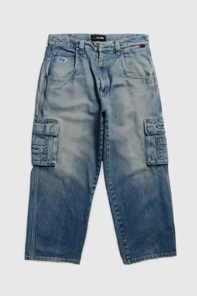 Urban Outfitters Vintage Fubu Denim Cargo Jean 1