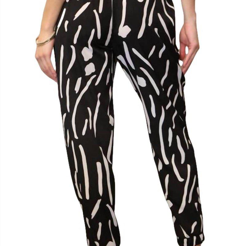 Eva Franco Foster Jogger Black/White