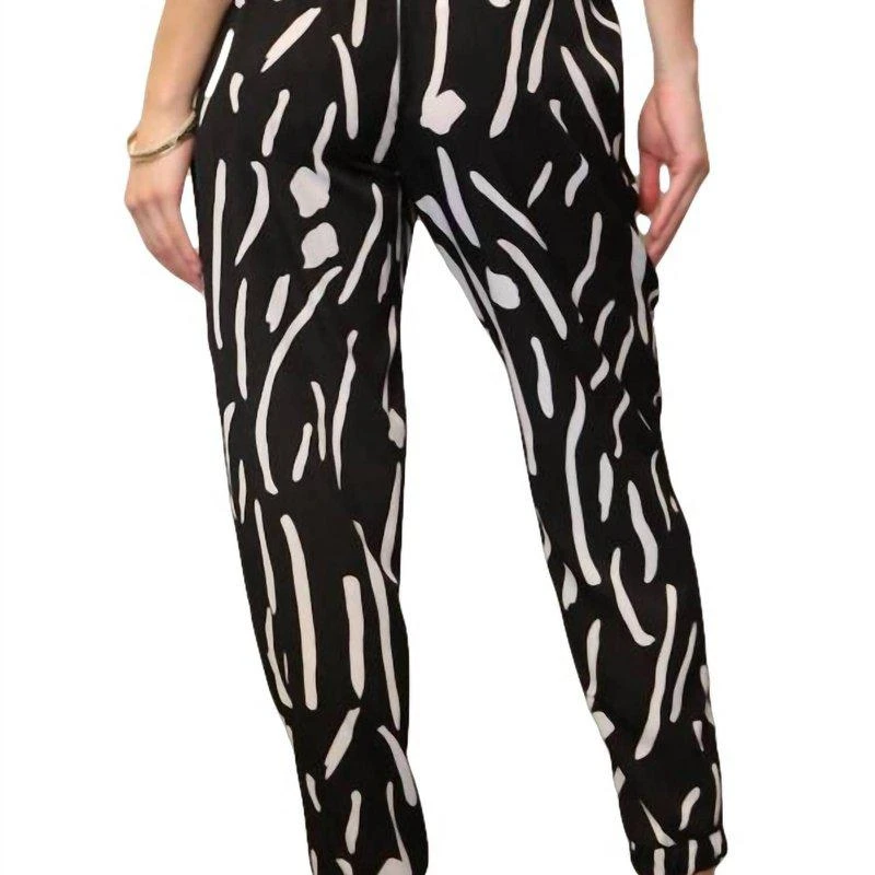 Eva Franco Foster Jogger Black/White 2