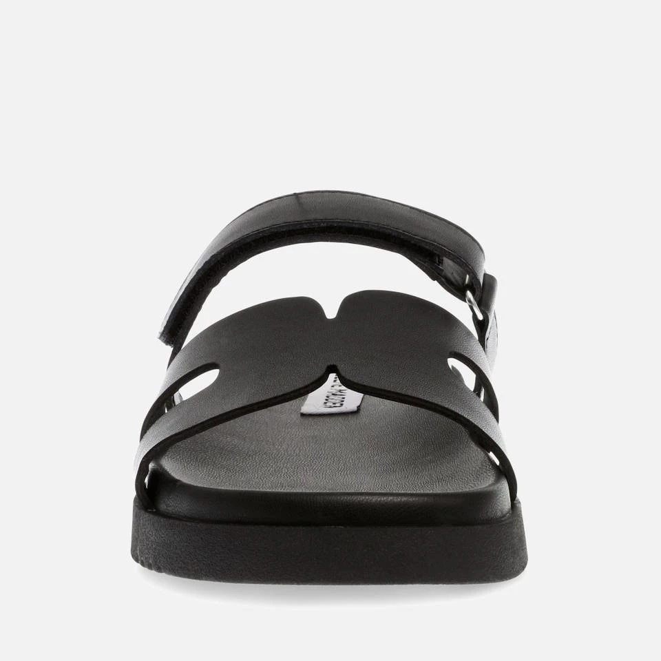 Steve Madden STEVE MADDEN WOMEN'S MISSILE LEATHER SANDALS 4