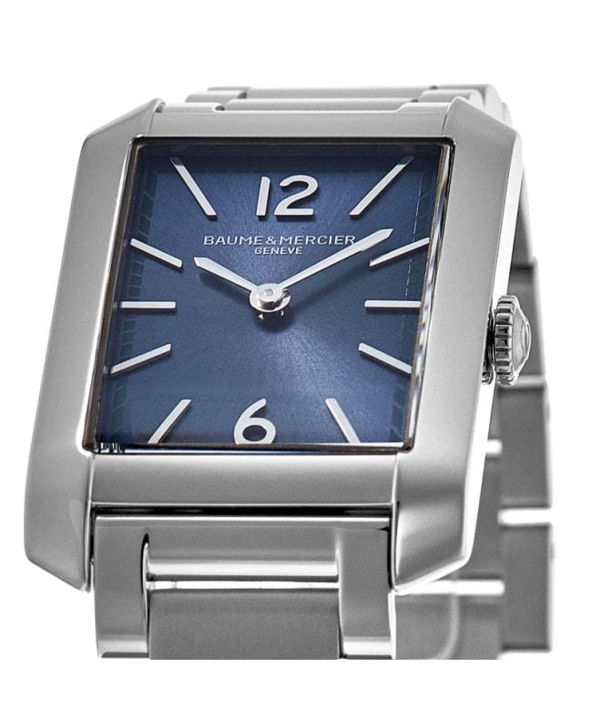 Baume & Mercier Baume & Mercier Hampton Quartz Blue Diamond Steel Women's Watch 10476 2