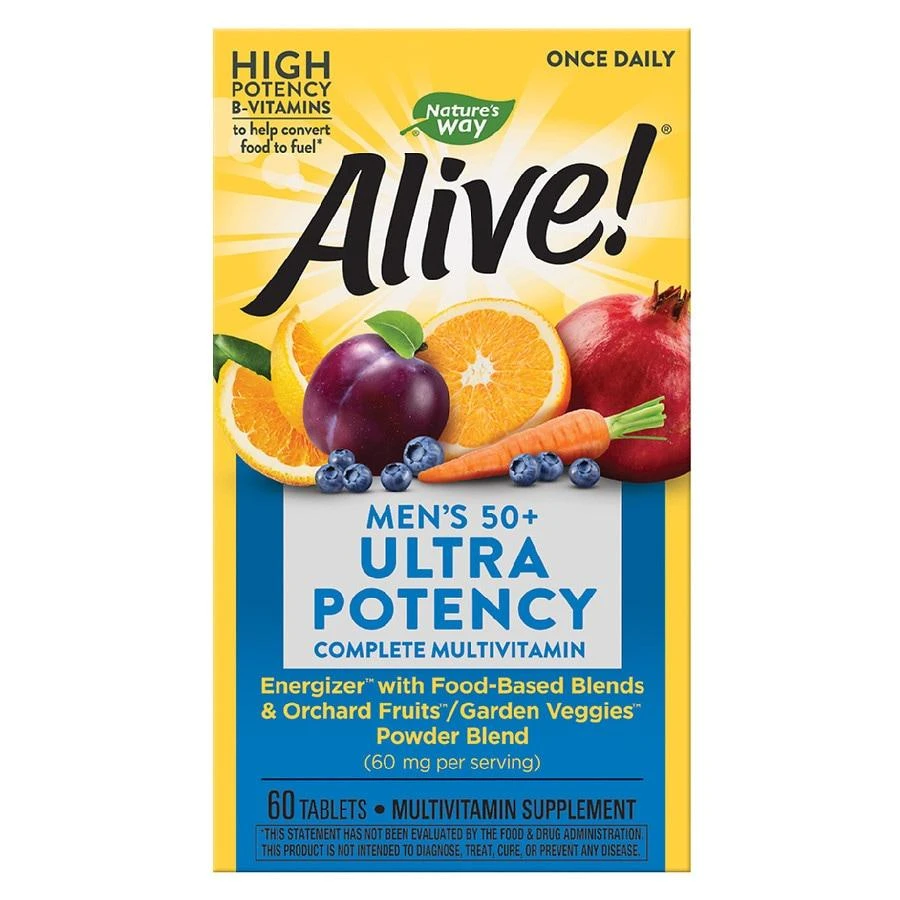 Alive! Men's 50+ Ultra Potency Multivitamin 1