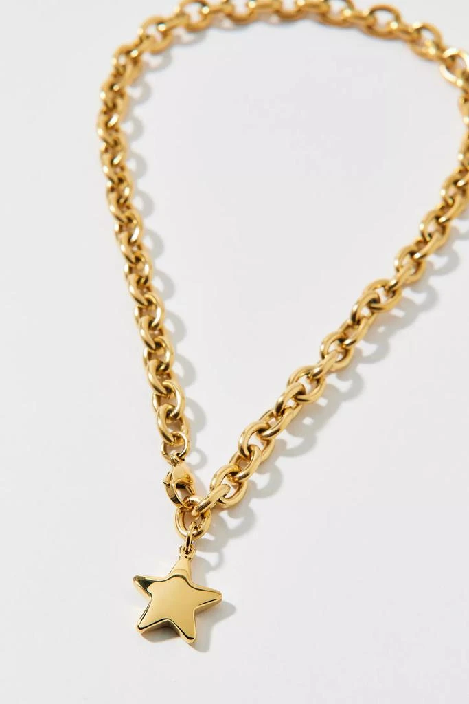Urban Outfitters Waterproof Puffy Star Charm Necklace 3