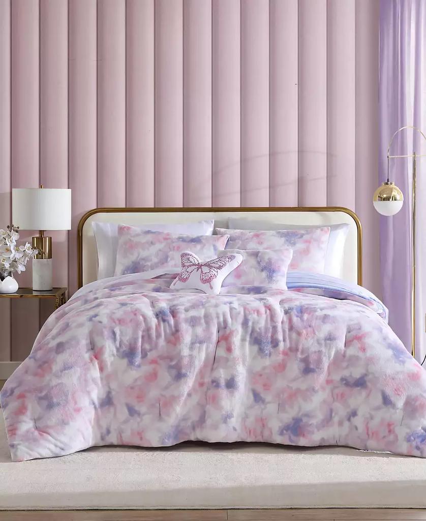 Betsey Johnson Sunset Tie Dye Plush 5-Pc. Comforter Set
