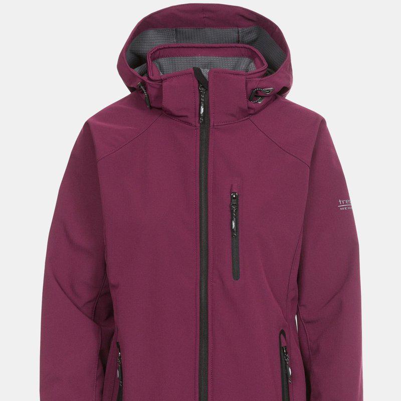 Trespass Trespass Womens/Ladies Bela II Waterproof Softshell Jacket (Grape Wine)