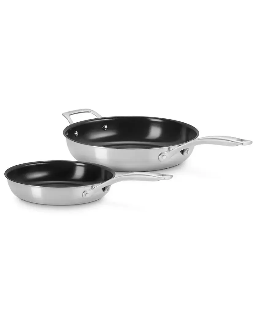 Le Creuset Essential Stainless Steel Nonstick 2-Pc. Frypan Set