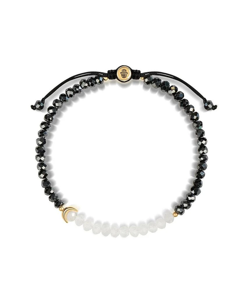 Karma and Luck Visualize Light Moon Hematite Moonstone Luck Bracelet 1
