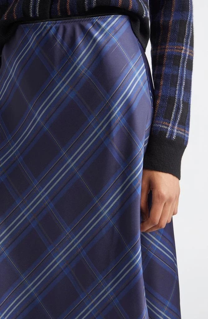 Vince Plaid Satin Slipskirt 5