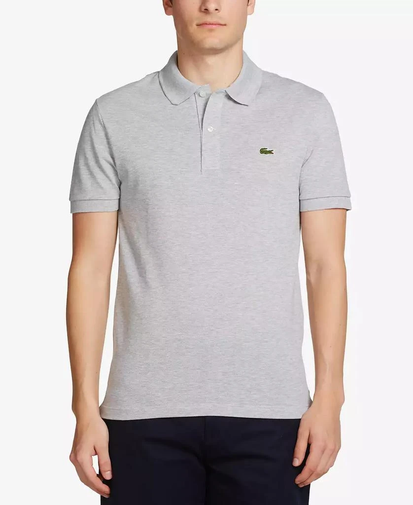 Lacoste Men's Slim Fit Short Sleeve Ribbed Polo Shirt 1