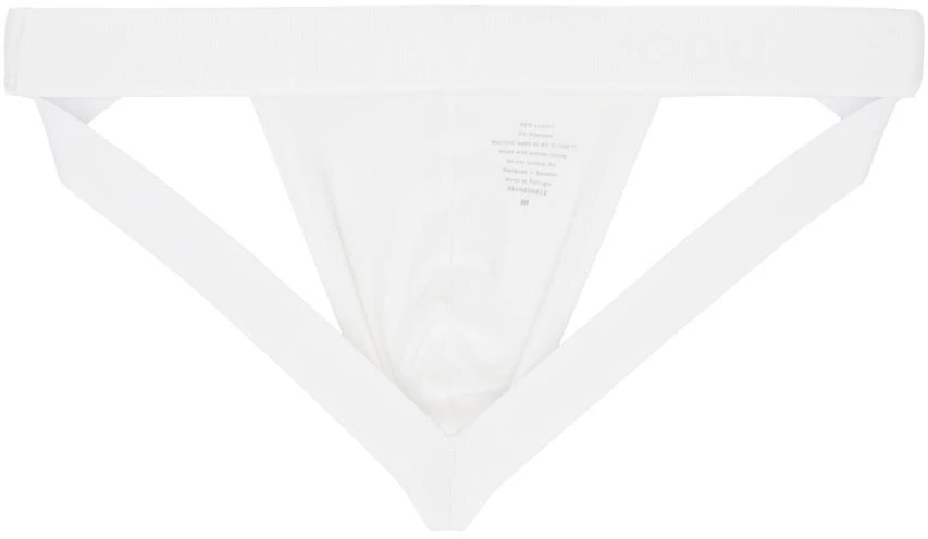 CDLP Two-Pack White Jock Straps 3