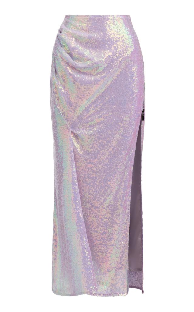 Maticevski Maticevski - Confidant Sequined Midi Skirt - Purple - AU 6 - Moda Operandi