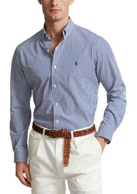 Ralph Lauren Ralph Lauren Classic Fit Striped Stretch Poplin Shirt