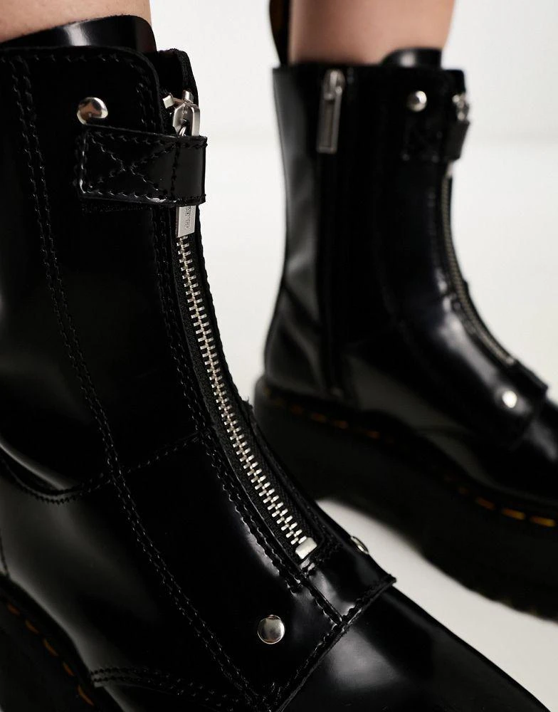 Dr. Martens Dr Martens Jetta hi max zip boots in black leather 3