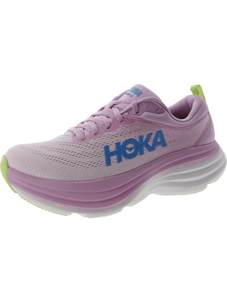 Hoka One One Bondi 8 Womens Mesh Running Athletic and Training Shoes 24