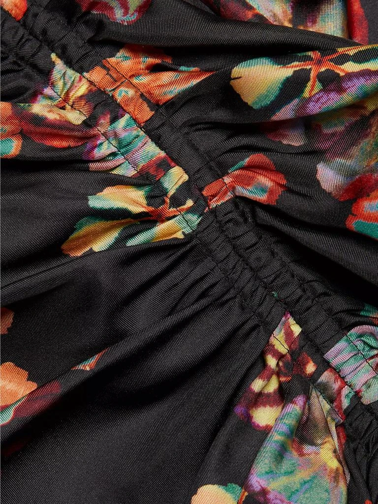Ulla Johnson Amalie Gathered Floral Silk Midi-Dress 7