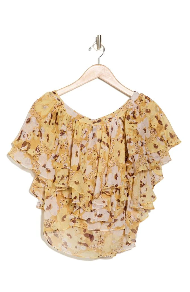 Joie Larisa Floral Ruffle Silk Blouse 3