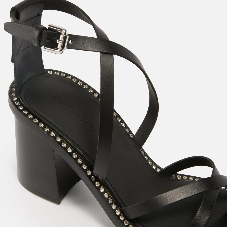 See by Chloé SEE BY CHLOÉ WOMEN'S LYNETTE LEATHER HEELED SANDALS 3