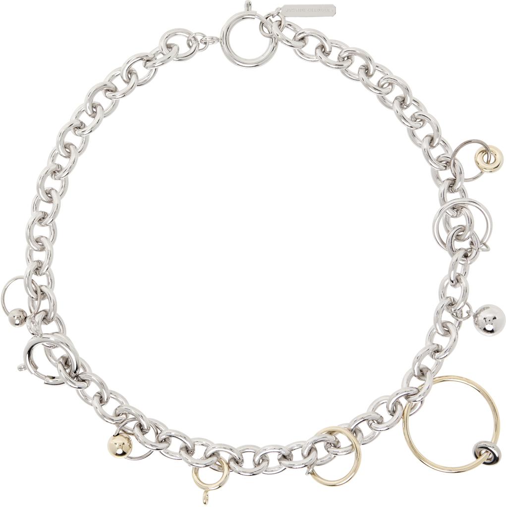 Justine Clenquet Silver & Gold Joe Choker