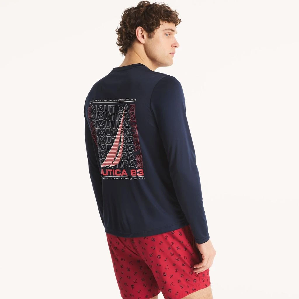 Nautica Mens Navtech Rash Guard Swim Shirt 1