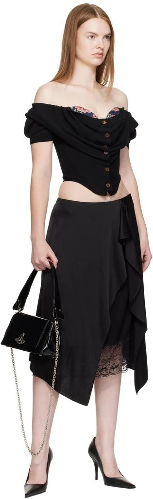 Vivienne Westwood Black Hazel Medium Handbag 4