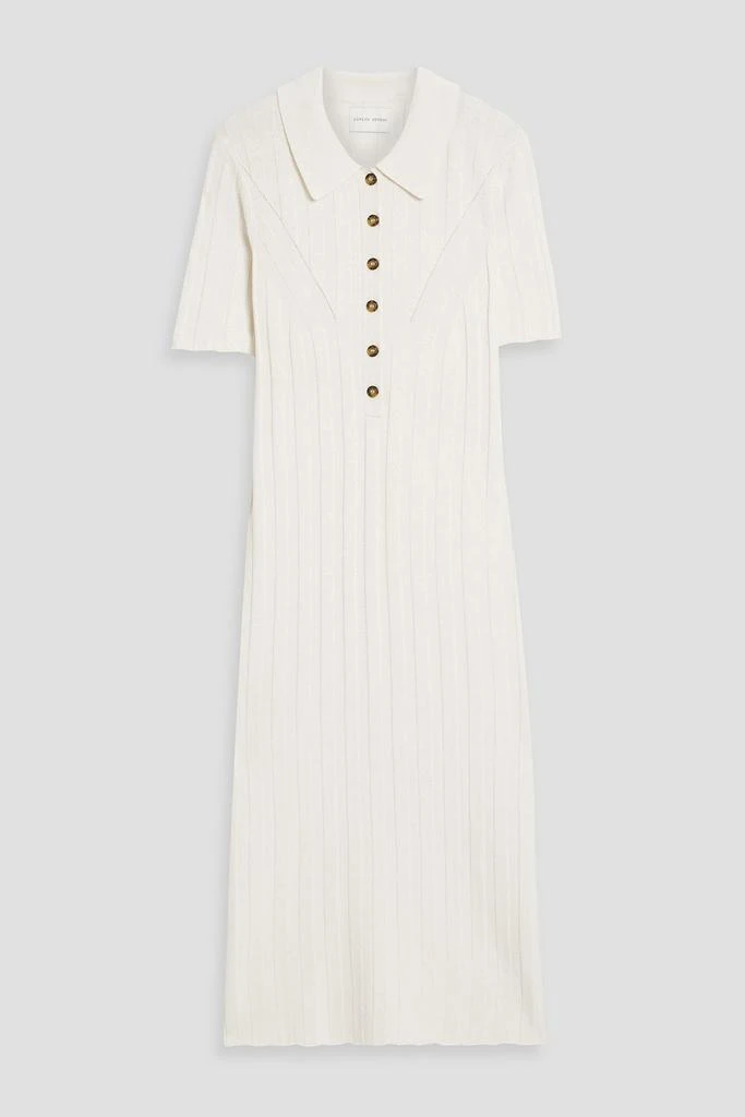 knee length dresses for ladies Jill Ribbed Midi Dress