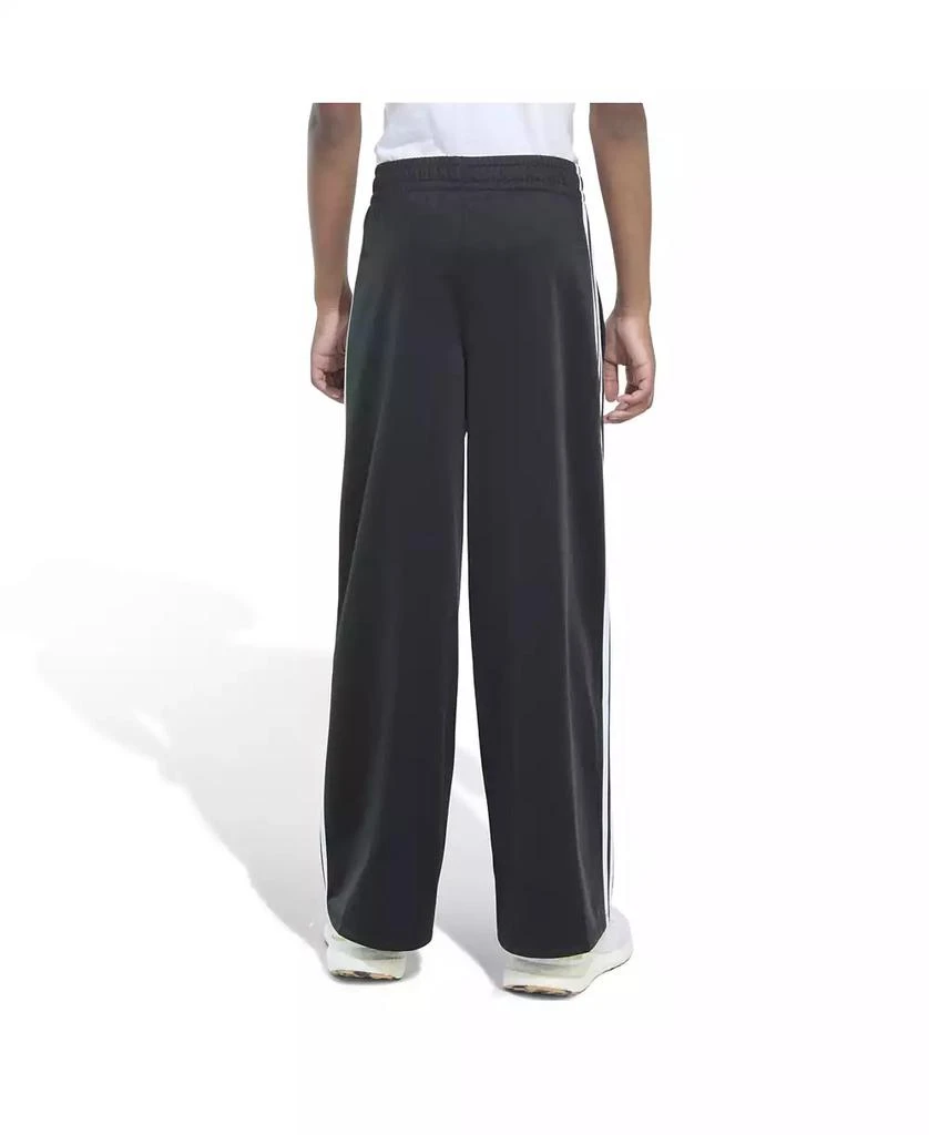 Adidas Big Girls Elastic Waistband Wide Leg Tricot Pant 3
