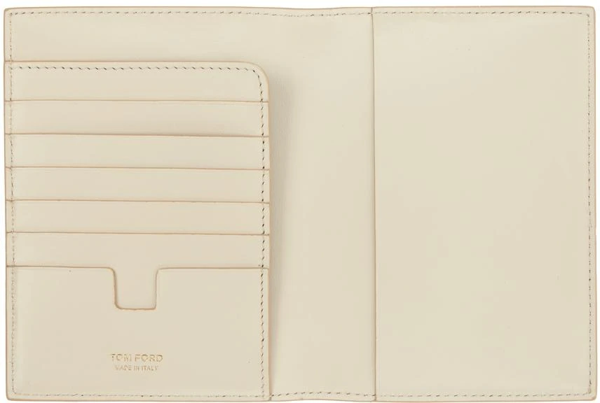 Tom Ford Off-White Shiny Croc T Line Passport Holder 3