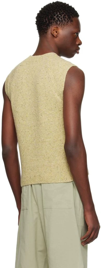 AMI Khaki Embroidered Vest 3