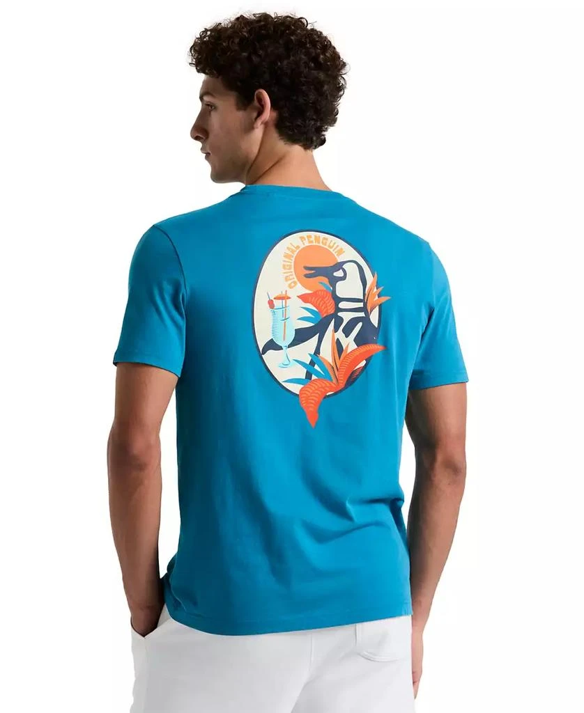 Original Penguin Men's Cocktail Pete Slim Fit Short Sleeve Crewneck Graphic T-Shirt 1