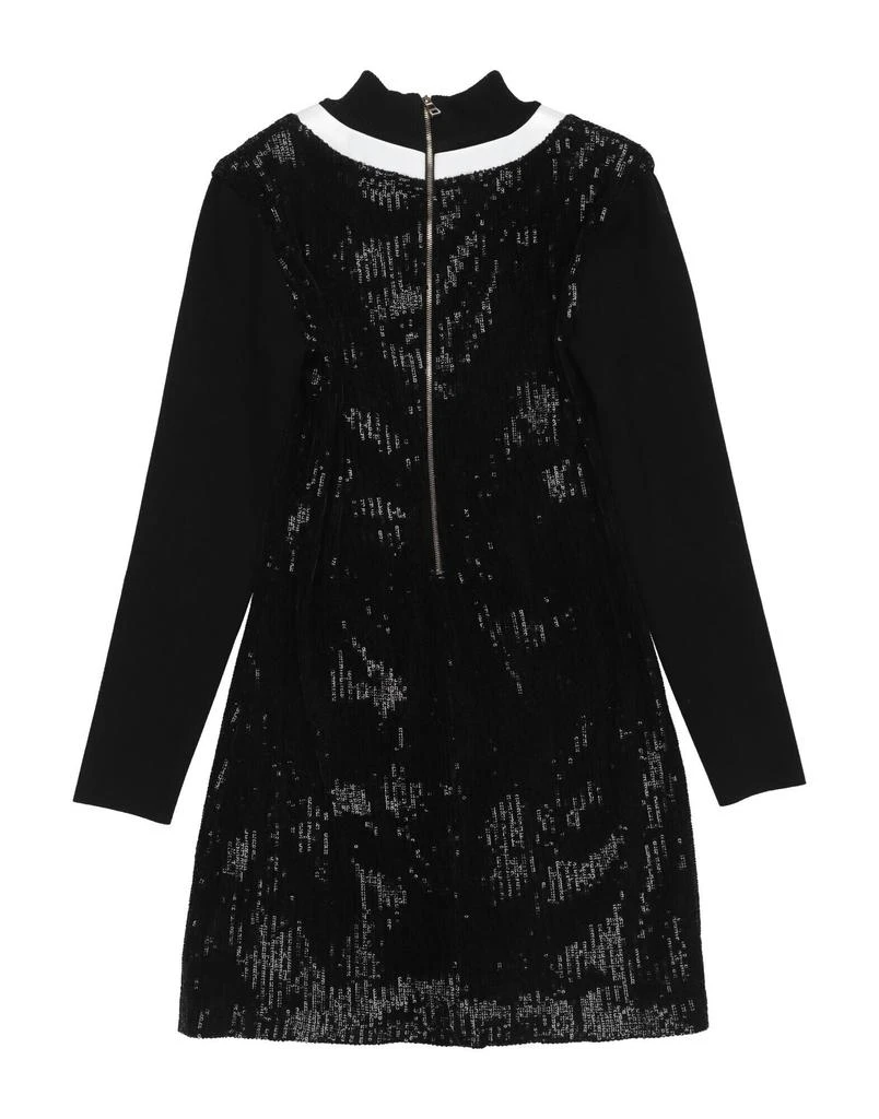 knee length dresses for ladies Long Pleated Knit Dress by Balmain