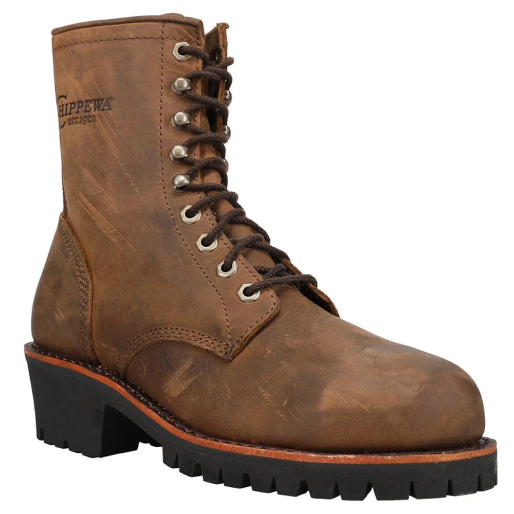 Chippewa Classic 2.0 Logger 8 inch Electrical Steel Toe Work Boots 2