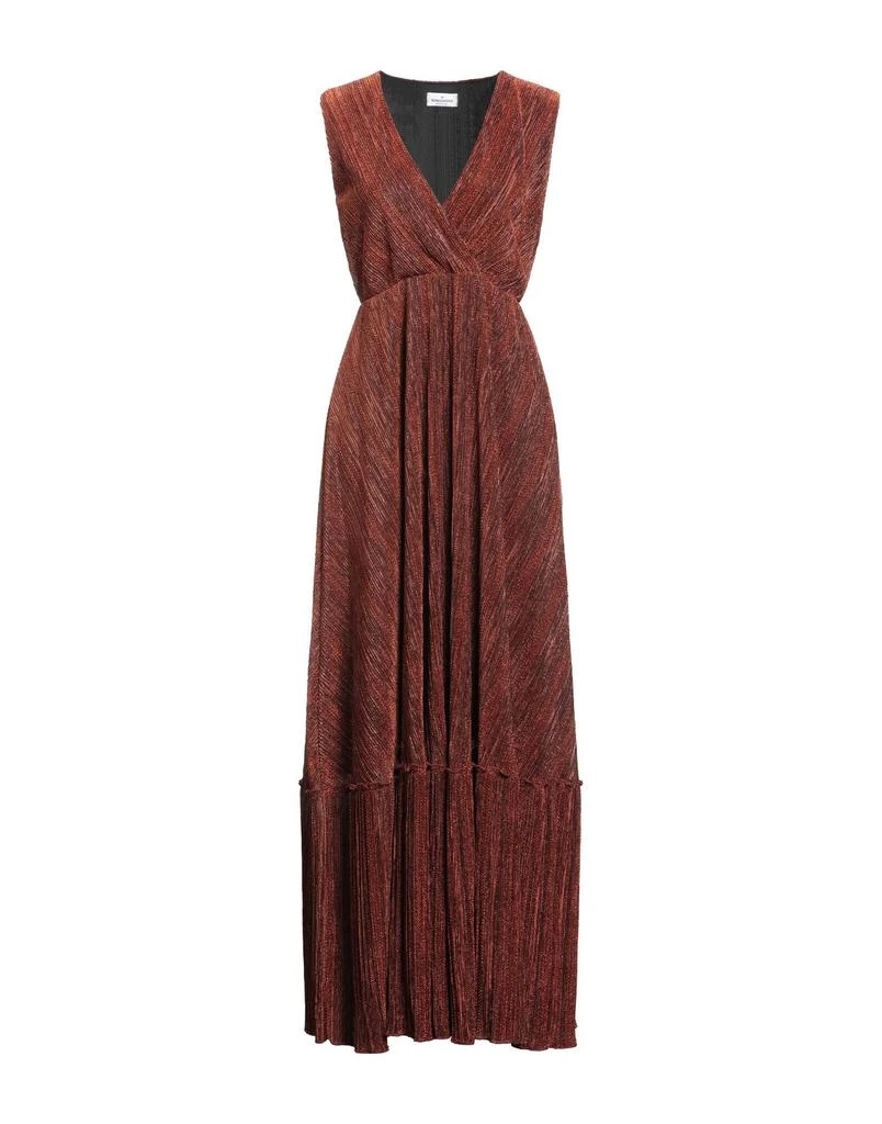 long brown halter dress Left In Love Halter Maxi Dress Brown main image 1