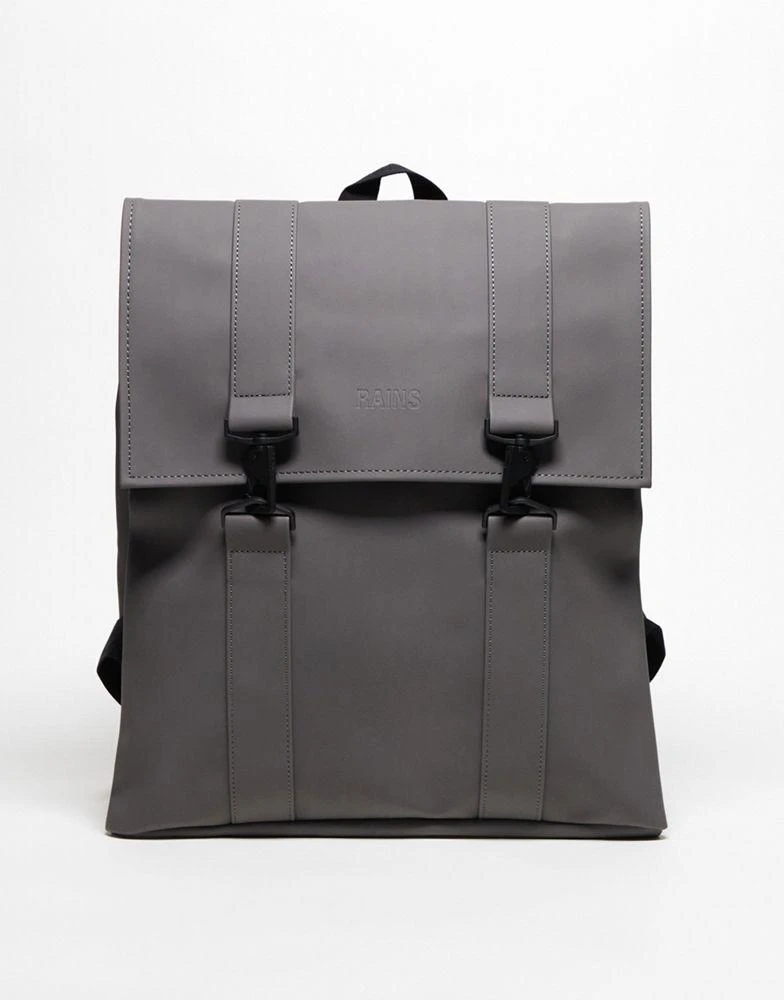 Rains Rains MSN unisex waterproof backpack in grey