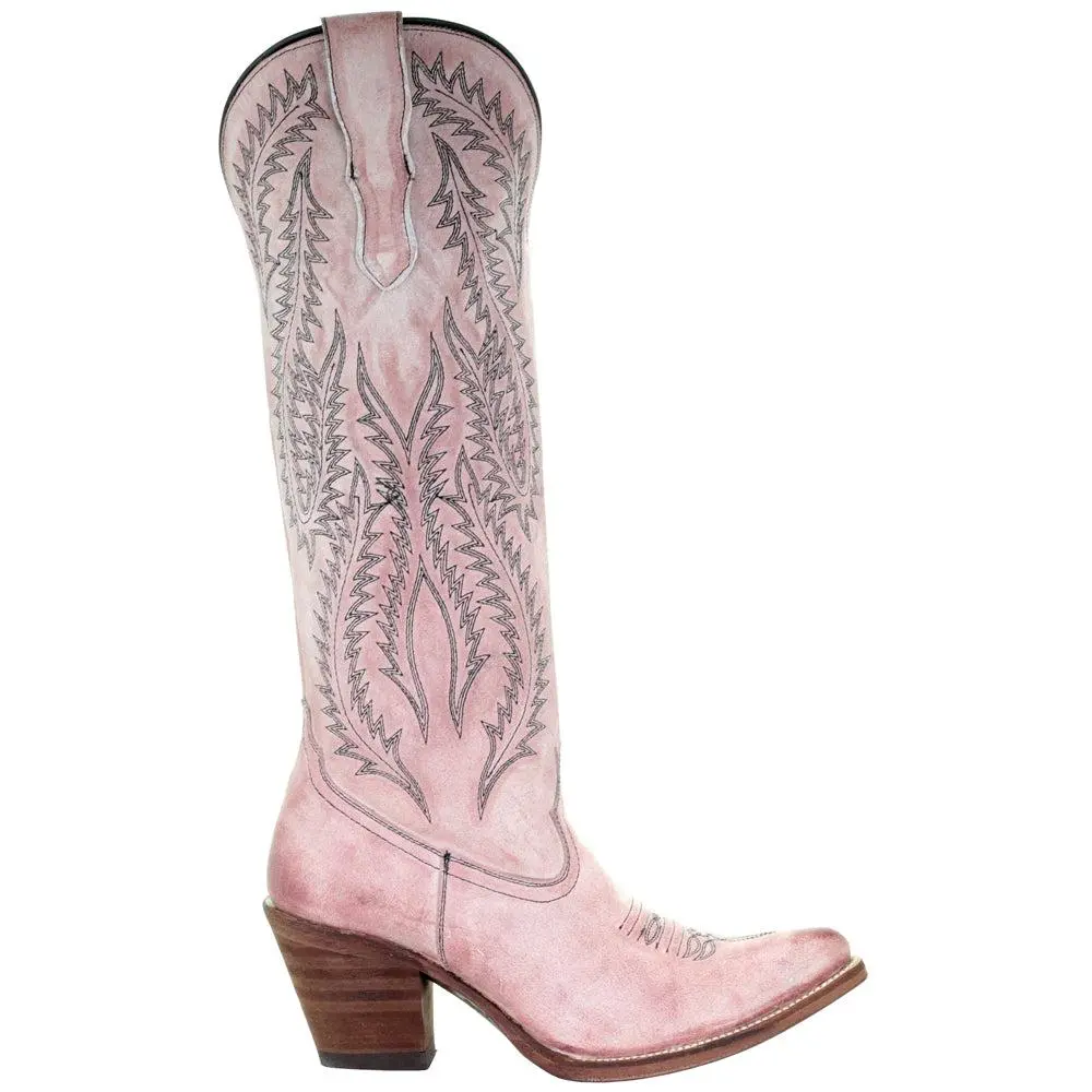 Corral Boots Embroidered Round Toe Zippered Cowboy Boots