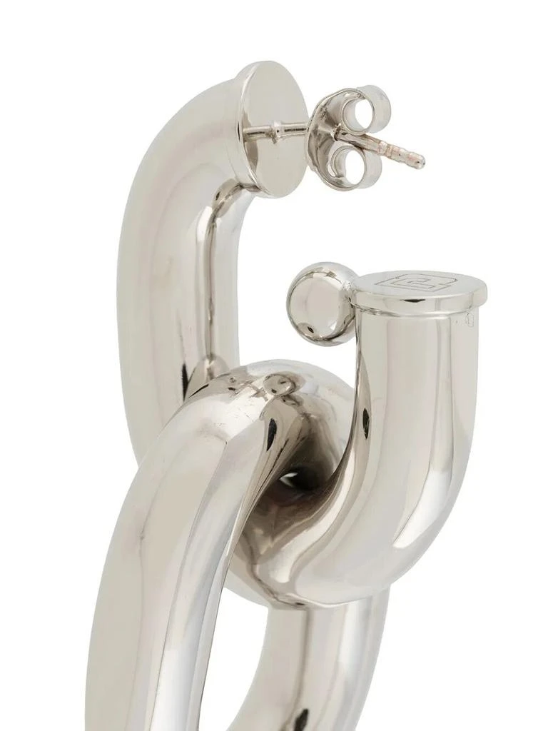 Paco Rabanne "XL LINK DOUBLE HOOP" EARRING 4