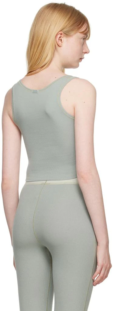 SKIMS Green Cotton Rib Tank Top 3