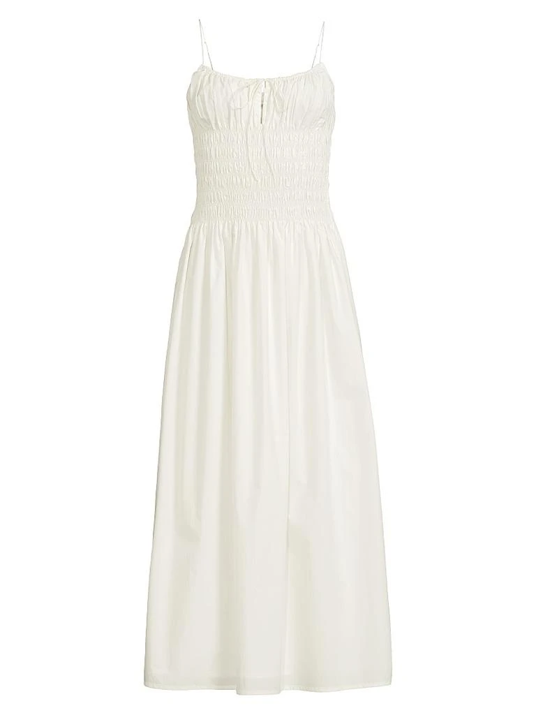 Faithfull the Brand Aya Smocked Cover-Up Midi-Dress 1
