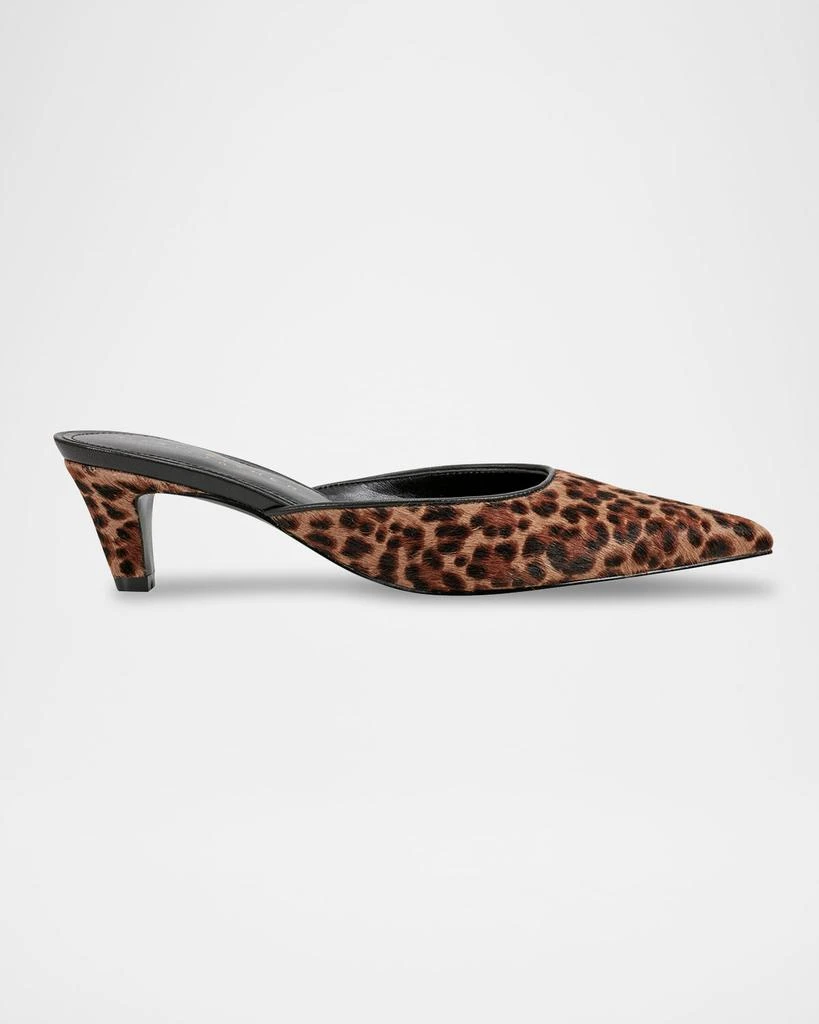 Marc Fisher Leopard Kitten-Heel Mule Pumps 1