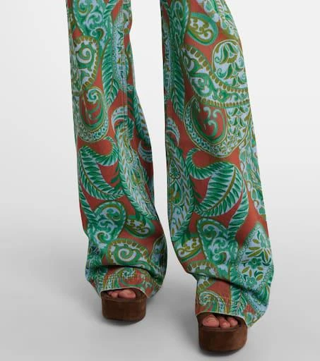 ETRO Paisley high-rise wide-leg jeans 5