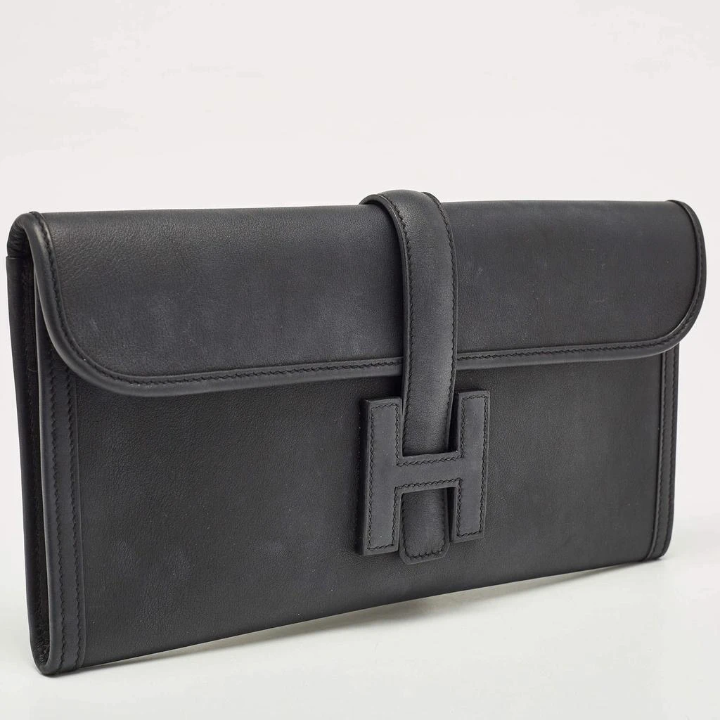 Hermes Hermes Bleu Indigo Swift Leather Elan Jige 29 Clutch 3