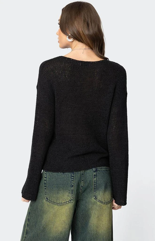 Edikted Drop Shoulder Light Knit Sweater 5