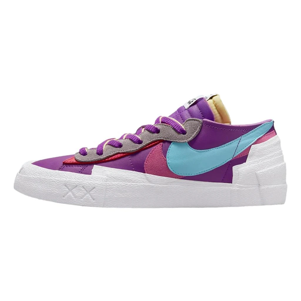 NIKE Blazer Low / Sacai / Kaws Purple Dusk/Lagoon Pulse-White  DM7901-500 Men
s 1