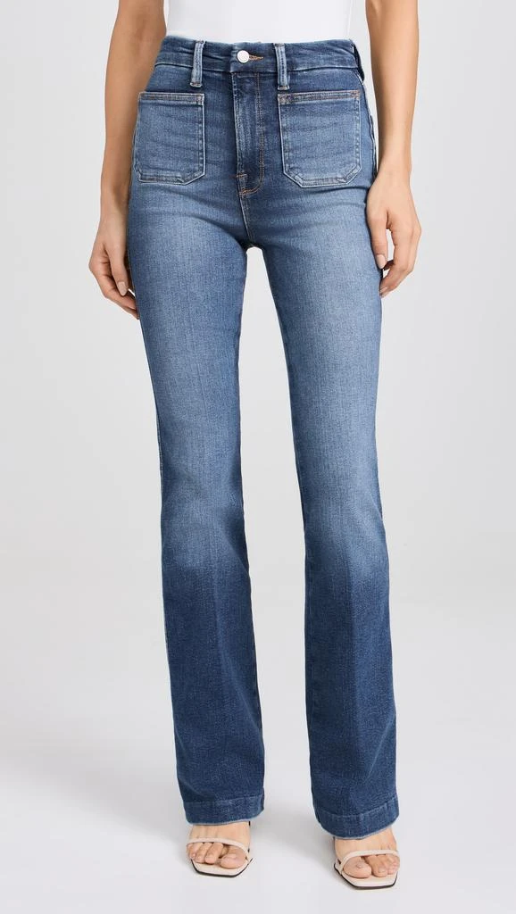 Good American Good Curve Boot Jeans with Patch Pockets 1