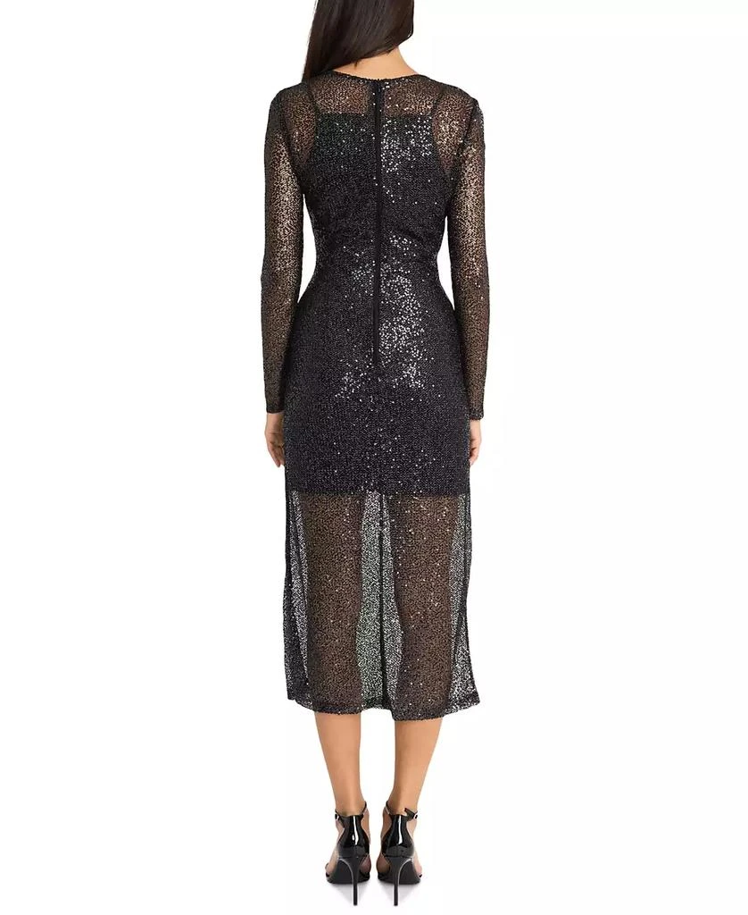 Donna Morgan Women's Sequined Midi Dress 3
