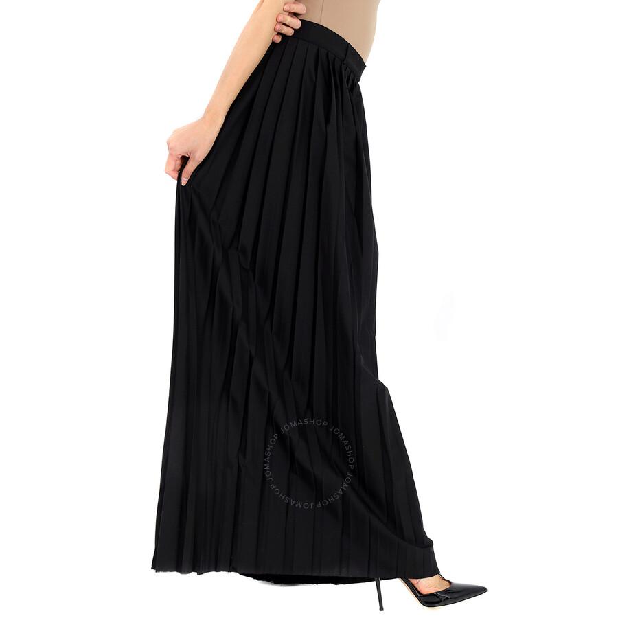EACH X OTHER Ladies Wide Pleated Pants In Black