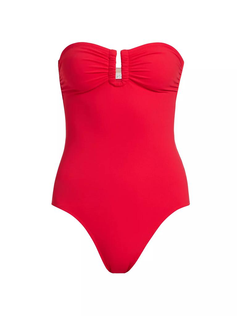 Ulla Johnson Monterey Strapless One-Piece Swimsuit